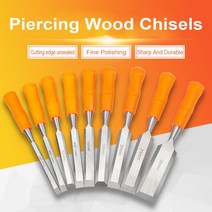목공구 목공연장 DYI 전문가용 나무 치즐 강철 목공 커터 조각 DIY 목수 도구 플랫 셔블 핸드 툴 세트, 05 16mm