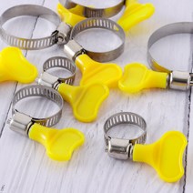 클램프레버 5pcs 스테인레스 스틸 핸들 호스 t 볼트 원형 공기 물 파이프, 16-25mm-type1, 04 16-25mm-Type1