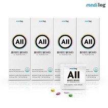 메디로그 메디로그 올라운드 멀티비타 30포 4개(4개월분), 상세 설명 참조, 단일옵션