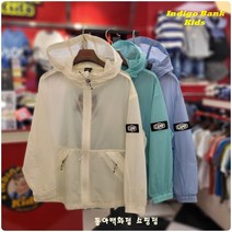 인디고키즈 [2022년 여름신상_빠른배송] UV 자외선 차단! 더운 여름 나기 필수 아이템! 보들보들 촉감 좋고 경량에 시원한 스트레치 UV차단 바람막이 점퍼 IKJA22501