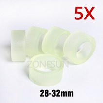 ZONESUN 캡핑 기계 척 캡 캡퍼 28-32mm 38mm 10- 50mm 원형 플라스틱 병 보안 링 실리콘 캡핑 포함, Set 5