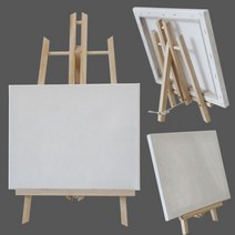 면천 미니 캔버스 무지 아크릴 유화 캠버스 미술 그리기 재료, 캔버스 20cm - 30cm