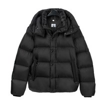 [버버리] 남성 LEEDS 디태처블 슬리브 다운 패딩 8043844 A1189 BLACK