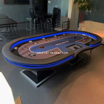 홀덤테이블 포커 펍 매트 카지노 보드게임 타원형, 보라 2.4x1.2m