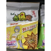 호호중국식품마스터 강의 바삭 바삭한 국수 40G * 3 즉석 건조 간식 양고기꼬치맛, 3봉