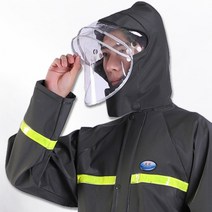 낚시복 레인슈트 방수복 우비 선상 바다 긴팔, 로즈 레드