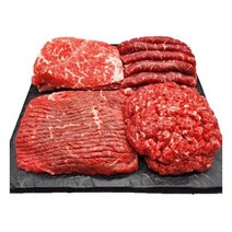 한우1등급 집반찬 모듬A세트1.2kg /불고기 아롱사태 산적 다짐육