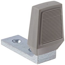 Angle Door Stop Floor Mount Zinc-Plated, 1