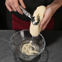칼국수기계 스테인레스 스틸 면도기 반죽 커터 스파게티 파스타 메이커 국수 슬라이서 만들기 도구 수동 넓, 한개옵션0