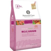 [B1P] 네츄럴코어 에코6 연어 전연령견 중간입자 2kg / 강아지사료 전연령견사료 연어사료 통곡물 매끈한피부 피부에좋은 ( B1P / 30129EA ), 본상품선택