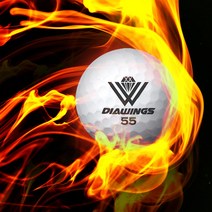 다이아윙스 골프공 비거리전용 M2 M3 M5, M3X(무광)_옐로우, 50구