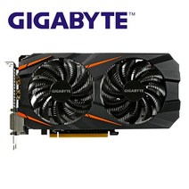 기가 바이트 오리지널 그래픽 카드 GTX1060 3GB 비디오 맵 nVIDIA Geforce GTX1063 OC GDDR5 192Bit Hdmi 사용, 단일모델명/품번