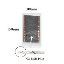 원적외선 히터 전기 난로 12v 24v 난방 필름 패드 열 탄소 섬유 랩 애완 동물 옷, 150x100mm