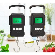무게측정 후크고리 휴대핸드저울 75kg 미니 여행가방