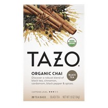 타조 차이 블랙 티 20개입, 1팩