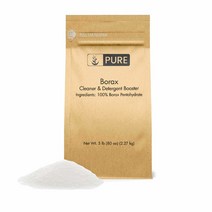 Pure Ingredients 퓨어 보락스 파우더 다목적 클리너 & 세탁부스터 Borax Powder Multi Cleaning 2.27kg, 1팩