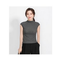 여성 반폴라 민소매 이너 티셔츠 6가지컬러