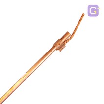 접지봉 접지동봉 동코팅 동피복 카본 12파이 1000mm 16파이 1800mm 전선 접지, 1800mm (16파이)