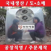 파파앤몰 국산 4각고리형비닐쉘터(일반형: 상단고리 4개+하단고리 4개) 비닐텐트 비닐커버 바람막이비닐 비박 백패킹 캠핑 야영 낚시, 1개, 4각고리형비닐쉘터(일반형/12~13인용)