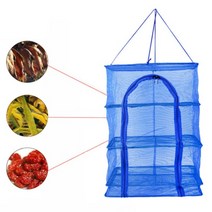 고추 나물 생선 건조 다용도 대형 3단 건조망, 1개