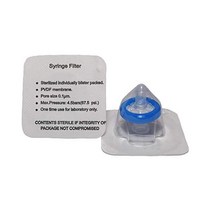 Advangene 주사기 필터 멸균 PVDF 0.1 마이크론 13mm 75/팩