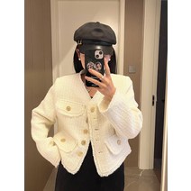 여성 가디건 니트 긴팔 따뜻한 웜 Pan 홈메이드 클래식 부활 블랙 스몰 향수 봄