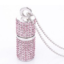 여성 크리스탈 32GB USB 메모리 목걸이형 방수, 핑크_32GB, 상세 설명 참조1, 상세 설명 참조1