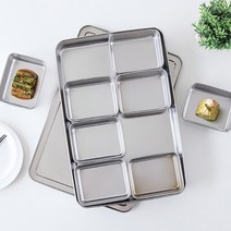 스텐 밧드 반찬통 냉장고정리용기, 3칸세트