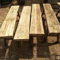 야외 테이블 벤치 고재 스툴 원목 의자 긴의자 빈티지 앤티크 클래식 레트로, 175x26x45cm280