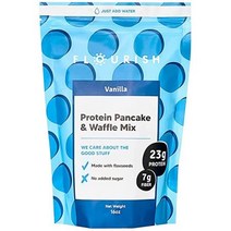 Flourish Vanilla Protein Pancake amp; Waffle Mix Whey Protein Isolate amp; Flax Seed Non-GMO No, One Color, One Size