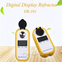 당도계 당도측정기 BRIX디지털 디스플레이 휴대용 설탕 측정기 DR-101 과일 음료 단맛 농도, 한개옵션0, 한개옵션0