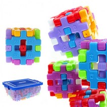 꼬마사각블럭 200pcs+보관함포함