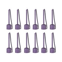 모나미 롤링펜 S 롤링펜 리필심 스톱펜 부착형볼펜 탁상용볼펜 스프링볼펜, 0.7mm, 12개, 퍼플