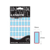 보호필름 견출지 적색 F211R 10x21mm 정부화일라벨 견출라벨지 견출지 보호견출지 이름표라벨