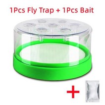 해충박멸 방역 소독 자동 플라이 트랩 파리 킬러 홈 가든 레스토랑 Flycatcher 캐, With 1Pcs Baits