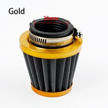 바이크 오토바이 에어 필터 35mm 42mm 범용 적합 50cc 110cc 125cc ATV 스쿠터 핏 더트 바이크용, 10 yellow 35mm