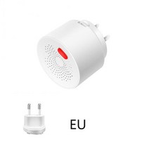산소 가스 농도 측정기 Tuya wifi/zigbee 천연 가스 센서 가연성 가정용 스마트 LPG 알람 감지기 누설 화재, 협력사, 1pc EU 와이파이