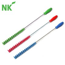 [식공구] 엔케이 배관청소솔 (1cm) / 배관 배수구 하수구 파이프 청소솔 주방용품 식품공장 업소용 HACCP, 파랑