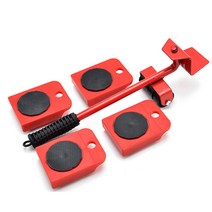 무거운 물건을 움직이는 도르래 블록 로프 범용 휠 가구 발동기 전송기 잭 침대 이동 Lifter, 01 150 Kg_01 더블 휠