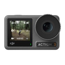 DJI 오즈모 Action 3 스탠다드 콤보 4K HDR 및 초광각 실외 액션 카메라, 표준 콤보