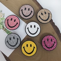 스마일 그립톡 핸드폰 휴대폰 스마트톡 핑거톡 SMTK, 화이트, 1개