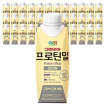 정식품 프로틴밀 검은참깨 250mlx 36팩 프로틴 단백질 영양식, 250mlx18팩x2박스