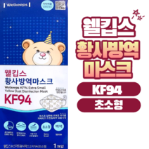 웰킵스 황사방역마스크 KF94 초소형, 1장