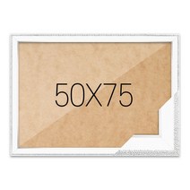 퍼즐액자 50x75 고급형 슬림 앤틱화이트, 단품