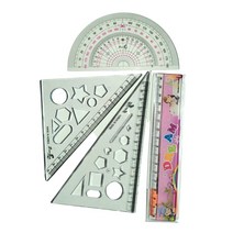 시즌 스타박스2000 삼각자 각도기 16cm직자 제도세트(4PCS)