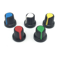 (당일배송) 가변저항 노브 손잡이 직경 15mm 높이 17mm 내경 6mm Potention Meter Knob, 오렌지