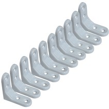 리폼플러스 ㄱ자 선반받침대 10개 까치발 꺽쇠, 소(50x50mm) 화이트 10개입