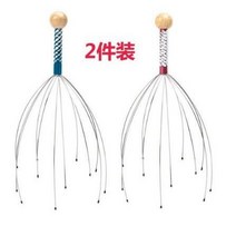 JINGHENG 마사지 도구 주꾸미 대만 항공 두피 영혼 뽑다 추출기 12 간지럽다 신기, 로즈레드 5발톱 멀티 다산초강력 블루