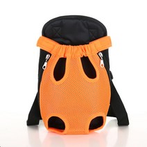 가방 이동장 강아지 고양이 이동 캐리어 반려견 슬링백 애견 백팩, XL(5.5~7.5kg 권장), 오렌지