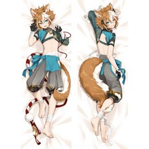2D Genshin Impact Dakimakura Handsome Tartaglia 베개 커버 허깅 바디 베개 케이스 애니메이션 게임 베개 케이스 Otaku Pilow 1, 베갯잇 10호, 160X50cm 베갯잇, 1개